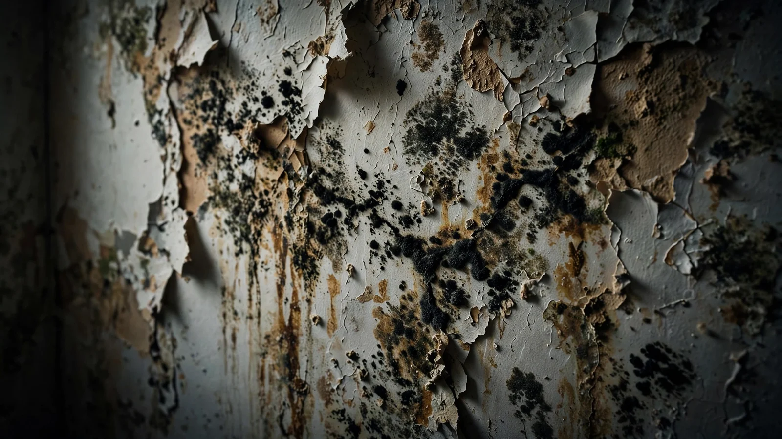 Mold growth on an interior wall in a Keller, TX home